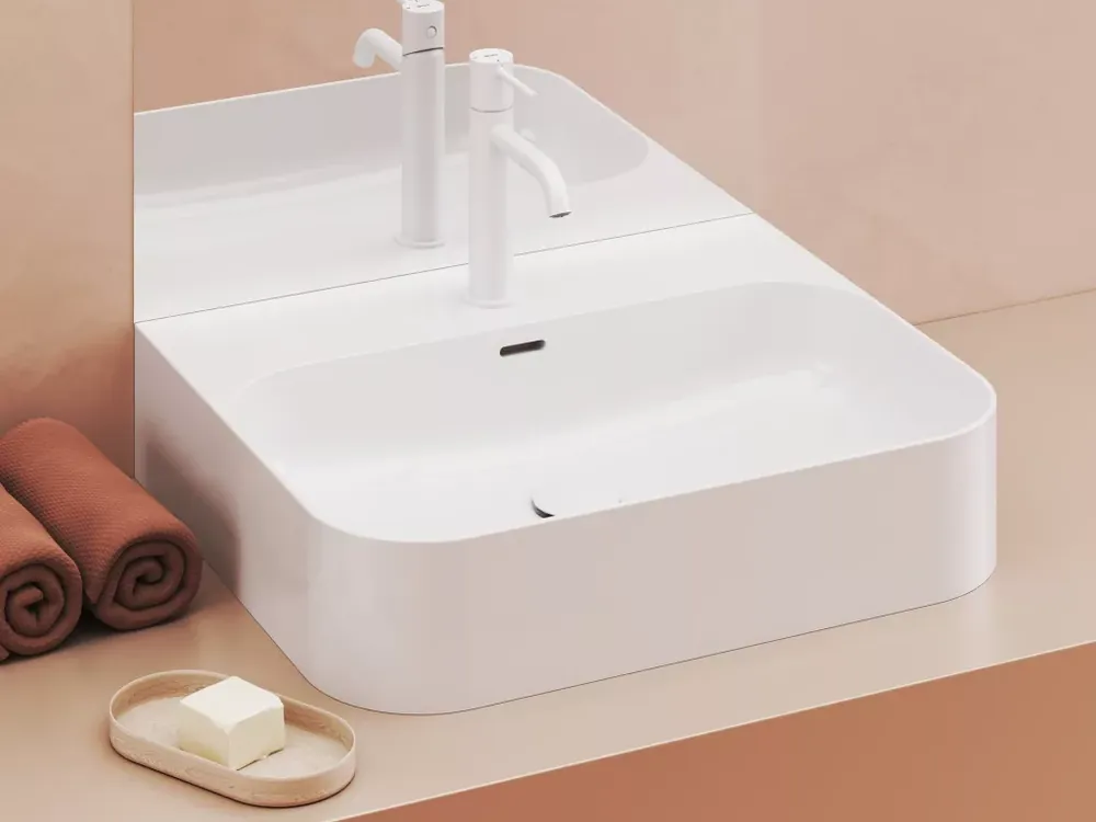 Azonnali szállítás Ceramic Slim Wall R 55 kerámiamosdó fehér