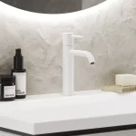 Espirit álló mosdócsaptelep BeCool 190 mm leeresztő nélkül ES 012.11WV, White Velvet Outlet