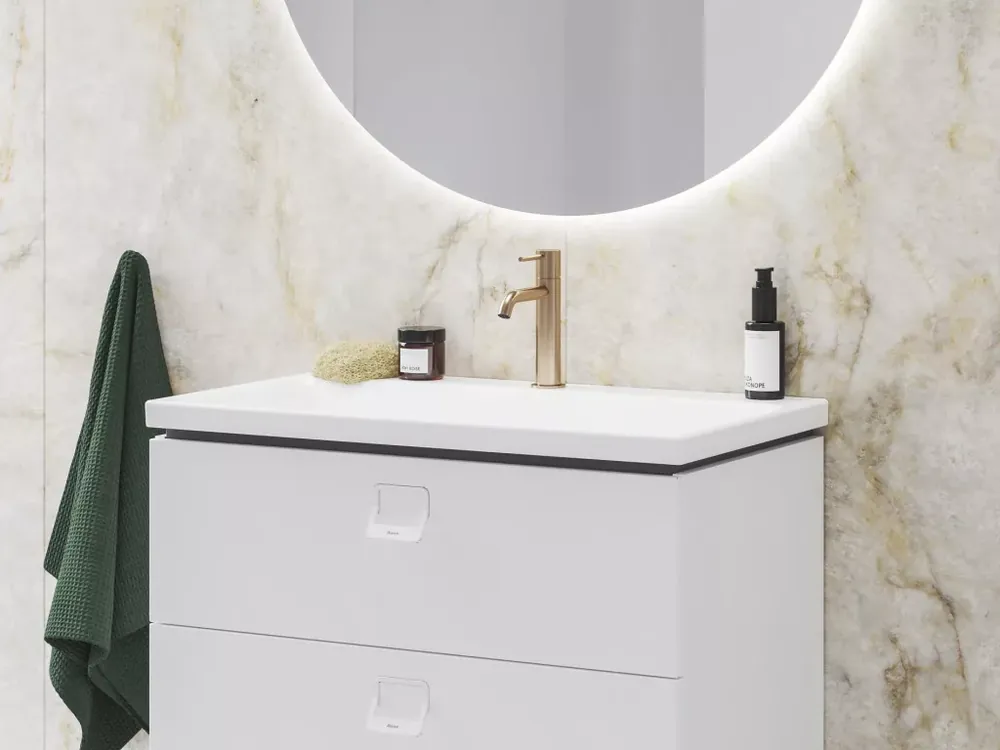 Legjobb ár Espirit álló mosdócsaptelep BeCool 190 mm leeresztő nélkül ES 012.61RGB, rose gold