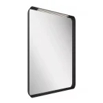 Strip 50x70 fürdőszobai tükör világítással, fekete Akciós ár