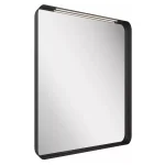Strip 60x70 fürdőszobai tükör világítással, fekete Rendeld meg most