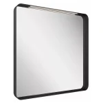 Legjobb ár Strip 80x70 fürdőszobai tükör világítással, fekete