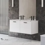 Chrome II SD 120 fehér, fekete fogantyúval 152 mm Azonnali szállítás