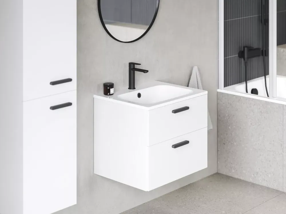 Exkluzív ajánlat Chrome II SD 80 fehér, fekete fogantyúval 152 mm