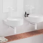 Akció Eleganta álló mosdócsaptelep 335 mm leeresztő nélkül EL 015.10WV, White Velvet