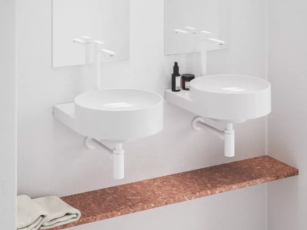 Akció Eleganta álló mosdócsaptelep 335 mm leeresztő nélkül EL 015.10WV, White Velvet