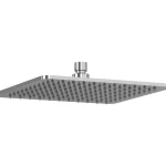 Esőztető szögletes fejzuhany, 250x250 mm 986.00CR, króm Outlet