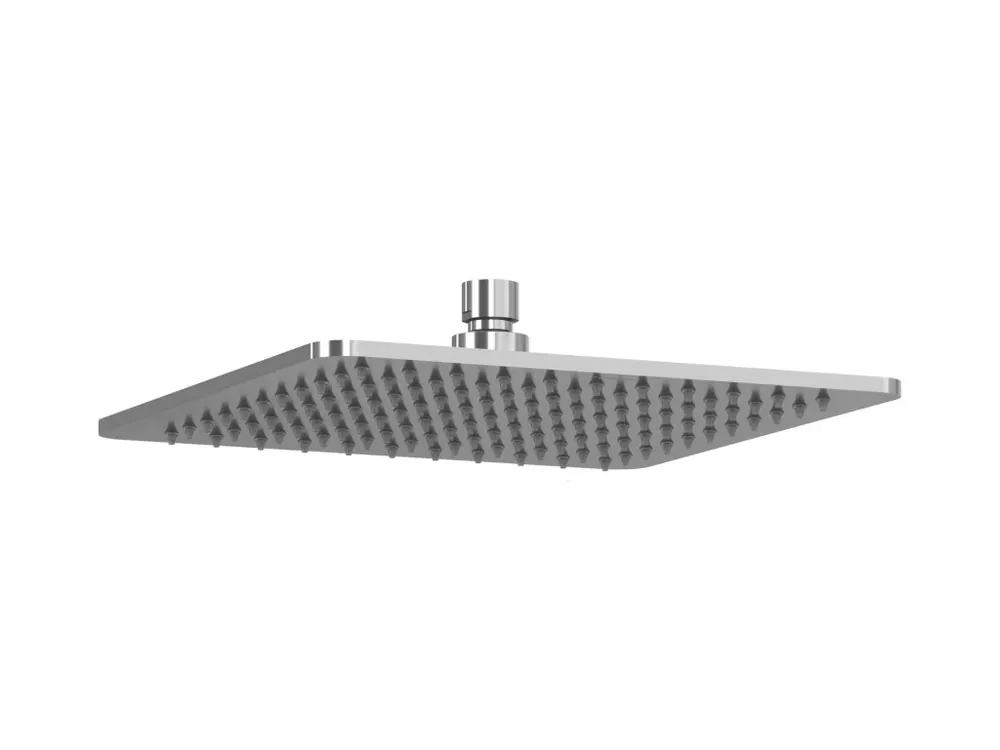 Esőztető szögletes fejzuhany, 250x250 mm 986.00CR, króm Outlet