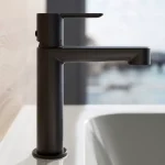Puri álló mosdócsaptelep leeresztő nélkül 190 mm, PU 014.21BLM, matt fekete Expressz szállítás