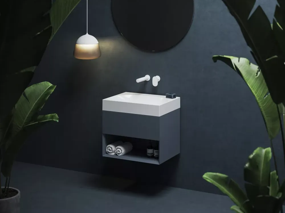 Gyors kiszállítás SD Lite 60 fürdőszobai szekrény mosdó alá Deepsea Blue