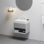 Kiárusítás SD Lite 60 fürdőszobai szekrény mosdó alá Smoke Grey