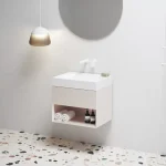 SD Lite 60 fürdőszobai szekrény mosdó alá Alabaster Pink Vedd meg most