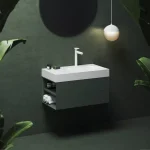 SD Lite 80 B fürdőszobai szekrény mosdó alá Grey Green Szezonális akció
