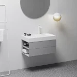 SD Lite 80 B fürdőszobai szekrény mosdó alá Smoke Grey Rendeld meg most