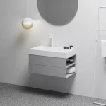 SD Lite 80 J fürdőszobai szekrény mosdó alá Smoke Grey Exkluzív ajánlat