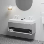 SD Lite 120 fürdőszobai szekrény mosdó alá Smoke Grey Akciós ár