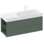 SD Lite 120 B fürdőszobai szekrény mosdó alá Grey Green Outlet