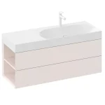 Alacsony ár SD Lite 120 B fürdőszobai szekrény mosdó alá Alabaster Pink