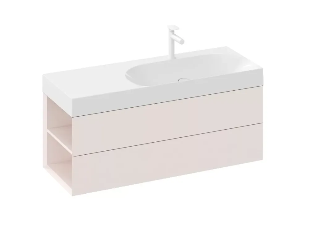 Alacsony ár SD Lite 120 B fürdőszobai szekrény mosdó alá Alabaster Pink