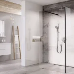 Utolsó esély Walk-In Corner Szett 110x80, zuhanykabin fekete+transparent