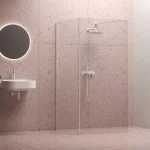 Korlátozott ajánlat Walk-In Corner Szett 110x80, zuhanykabin matt fehér+transparent