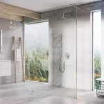 Legjobb ár Walk-In Free Szett 130, zuhanykabin krómhatású+transparent