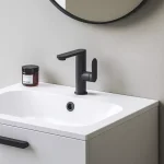Chrome II álló mosdócsaptelep, 165 mm, leeresztő nélkül, fekete CR II 014.22BL Korlátozott ajánlat