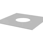 Alsó szigetelő gallér SN501-hez 300 x 300 mm Kihagyhatatlan ajánlat