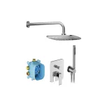 Outlet Flat falsík alatti zuhanyszett FL 090.01CR.O2.RB072, króm
