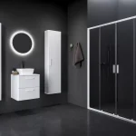 Outlet Blix II NBLDP4 170 zuhanyajtó matt fehér+transparent