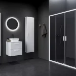 Blix II NBLDP4 200 zuhanyajtó matt fehér+transparent Utolsó esély