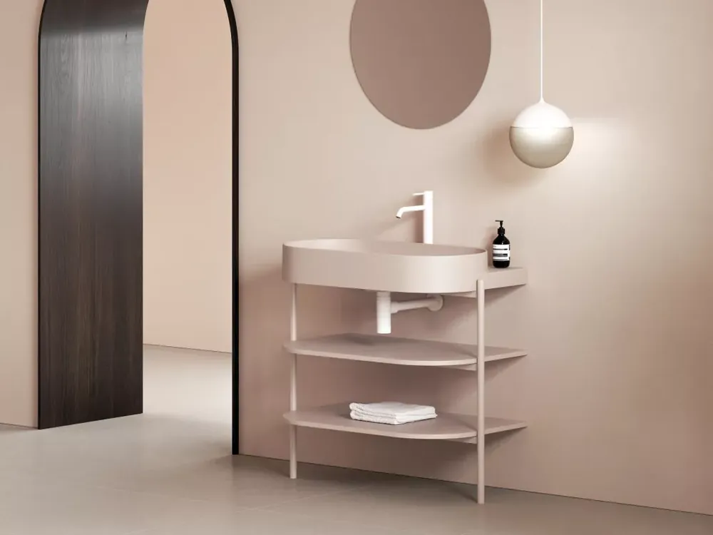 Exkluzív ajánlat Yard 80 kerámiamosdó Alabaster Pink
