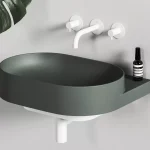 Yard 60 kerámiamosdó Grey Green, túlfolyó furat nélkül Exkluzív ajánlat