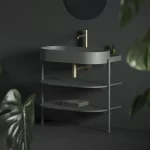 CS Yard 80 fürdőszobai bútor, Grey Green Szuper akció