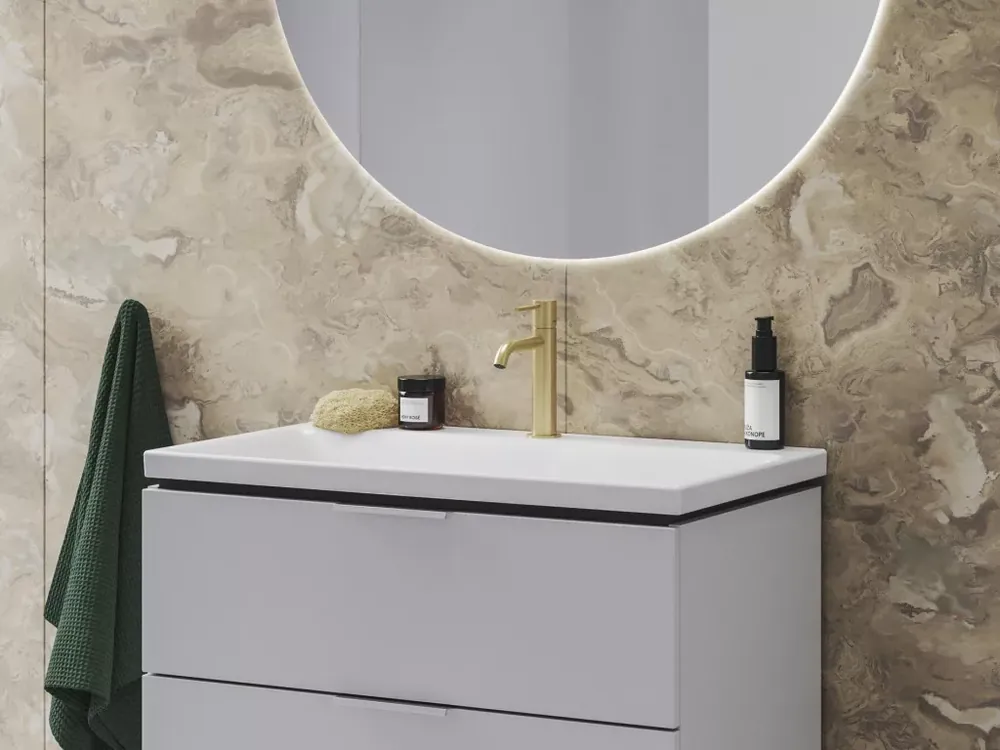 Espirit álló mosdócsaptelep 190 mm leeresztő nélkül ES 012.60GLB, gold Kedvezményes ár