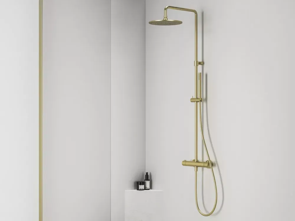 Espirit termosztátos zuhanyoszlop szettel ES 091.60GLB, gold Végkiárusítás