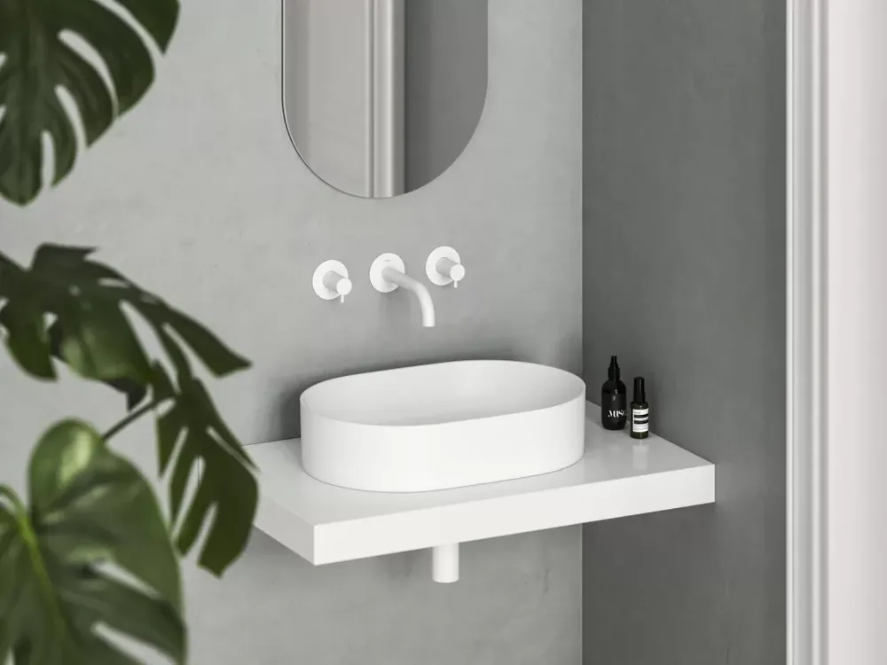 Ceramic Slim O 55 kerámiamosdó matt fehér Gyors kiszállítás