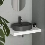 Árcsökkenés Ceramic Slim Shelf O 55 kerámiamosdó antracit