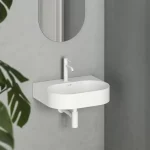 Korlátozott ajánlat Ceramic Slim Wall O 55 N kerámiamosdó matt fehér