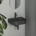 Ceramic Slim Wall O 55 N kerámiamosdó matt fekete Vásárlói kedvenc