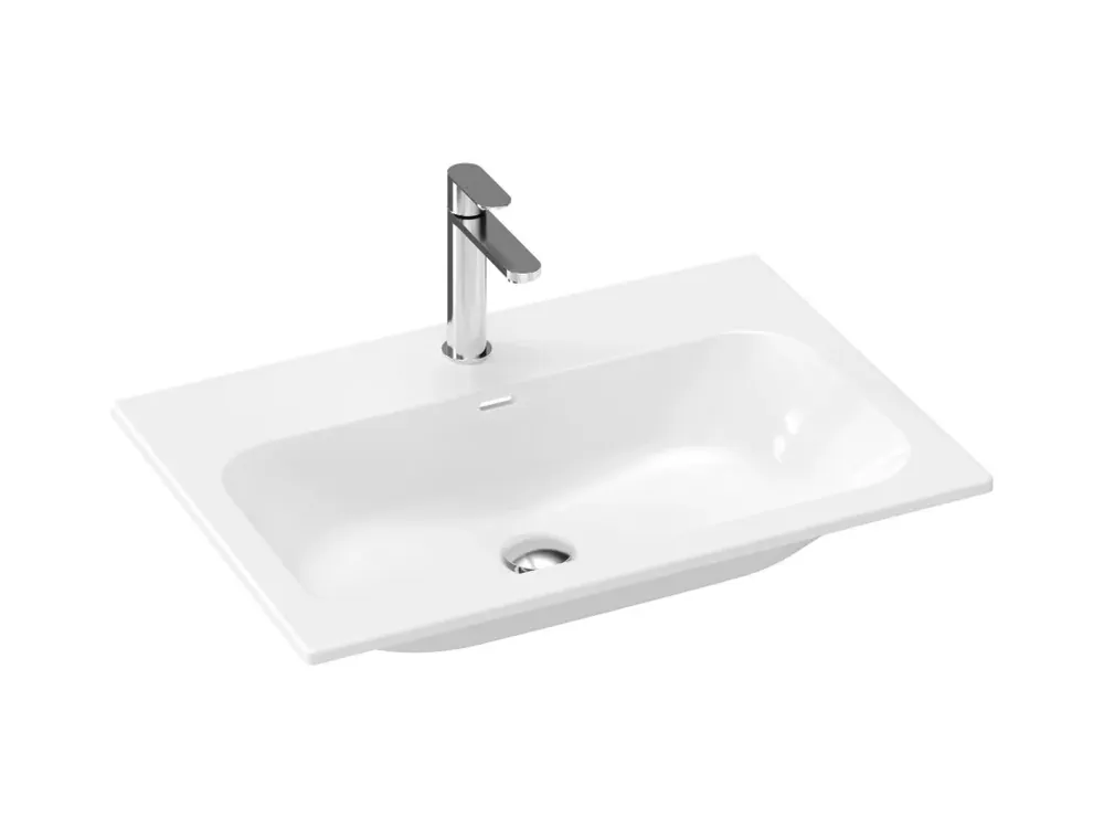Chrome Slim 70 kerámiamosdó, fehér, furattal Kedvezmény