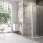 Blix BLDP2+BLPS 100x80 zuhanykabin fehér+grape Szuper akció