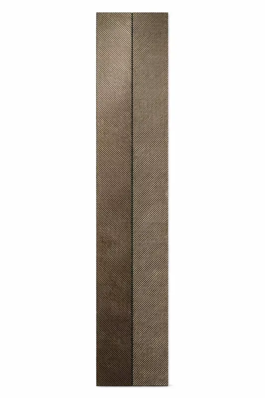 Exkluzív ajánlat Falpanel beltérre 2900x305 mm - bronz Chevron mintás