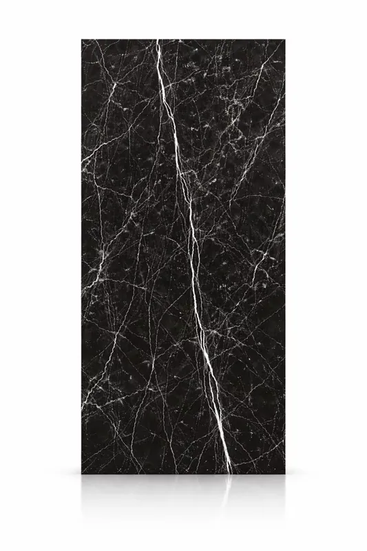 Azonnali szállítás Beltéri SPC falpanel 2800x1200x3 mm - fényes fekete márvány