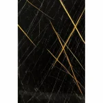 Alacsony ár Beltéri SPC falpanel 2800x1200x3 mm - Fényes fekete, arany erezettel