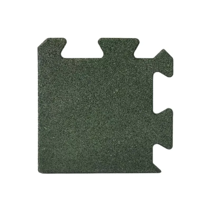 Ütéscsillapító gumilap sarokelem 2 cm zöld PUZZLE Népszerű