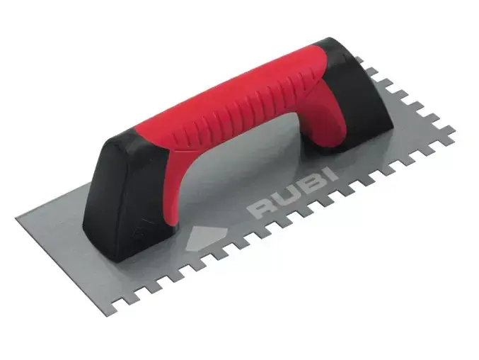 Gyors kiszállítás Rubi acél simító fogazott 12x12 RUBIFLEX fogóval (75959)