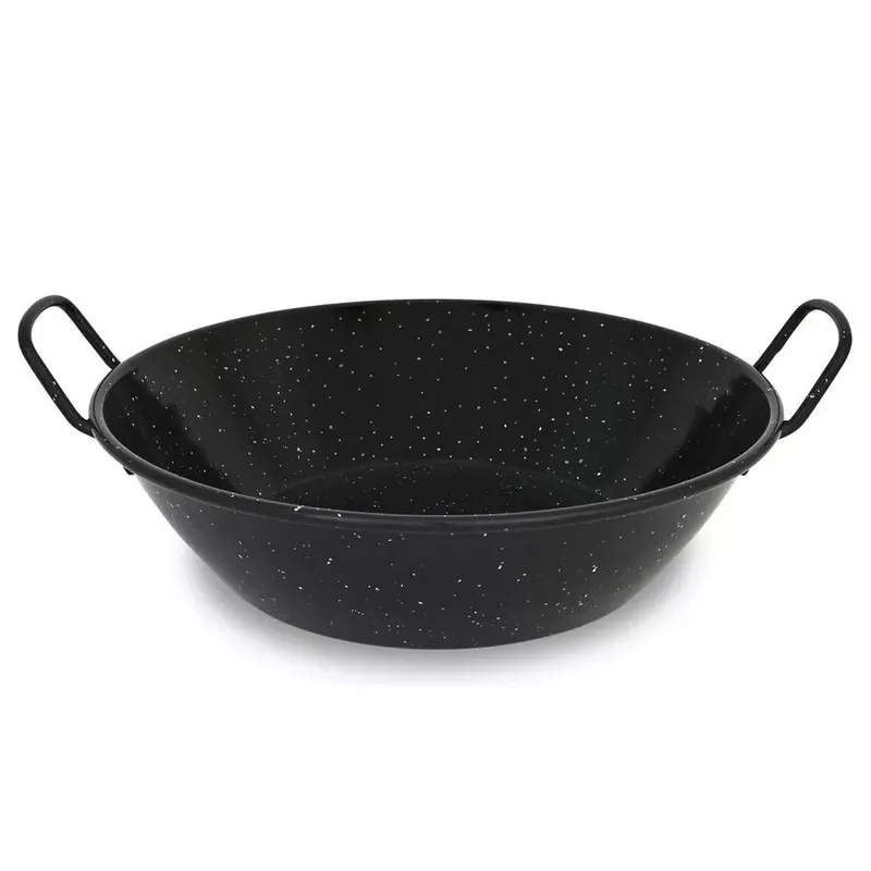 Paella mély serpenyő zománcozott 55 cm Gyors kiszállítás