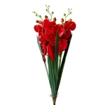 Műnövény Orchidea csokor vörös 70 cm Vásárlói kedvenc