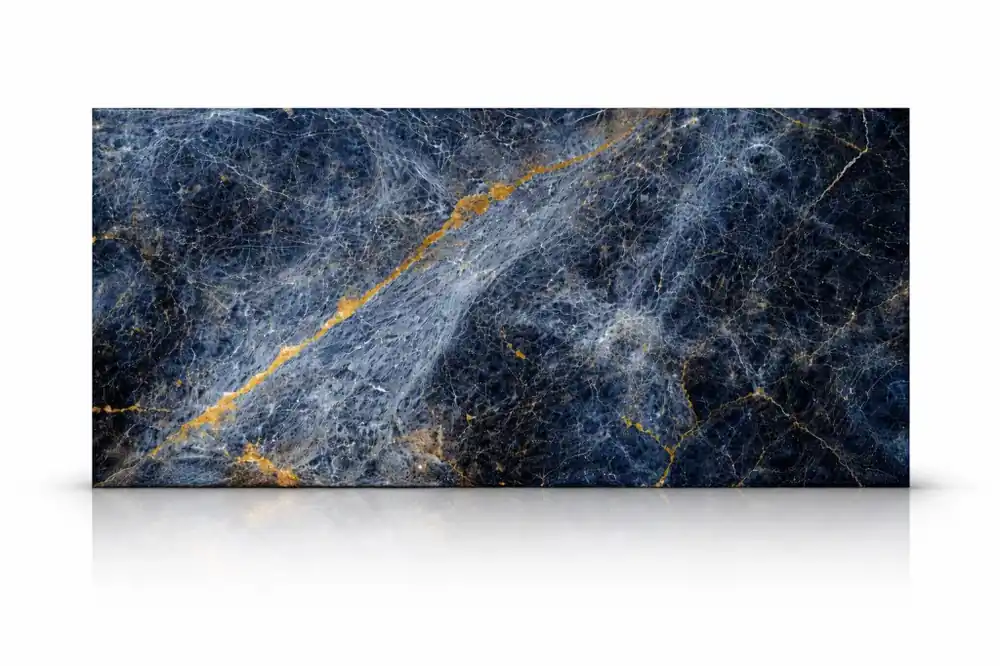 Legkelendőbb Beltéri SPC falpanel 600x1200x4 mm - Tenger kék márvány